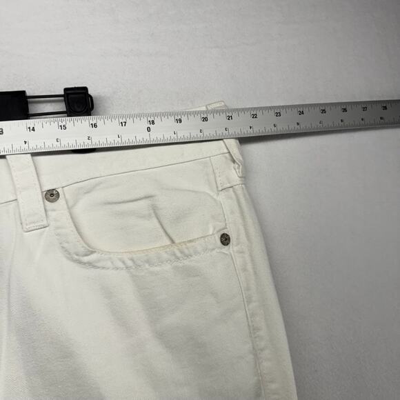 True Religion Jeans men's 40 White Denim Ricky Flap Pockets Made in USA Straight - Picture 5 of 14